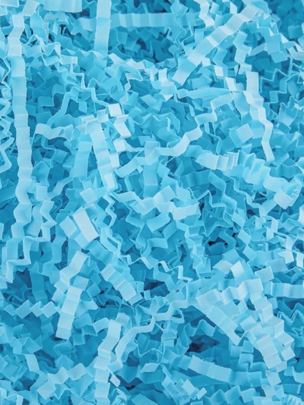 Crinkle Cut Paper Shred Filler Gift Cushion Streamer Blue